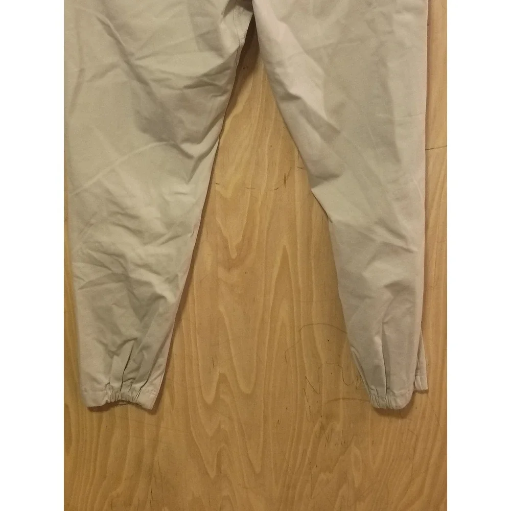 BYLT Premium Basics Everyday Pant Mens 36 Khaki Tan Tapered Jogger Cuffs Pockets